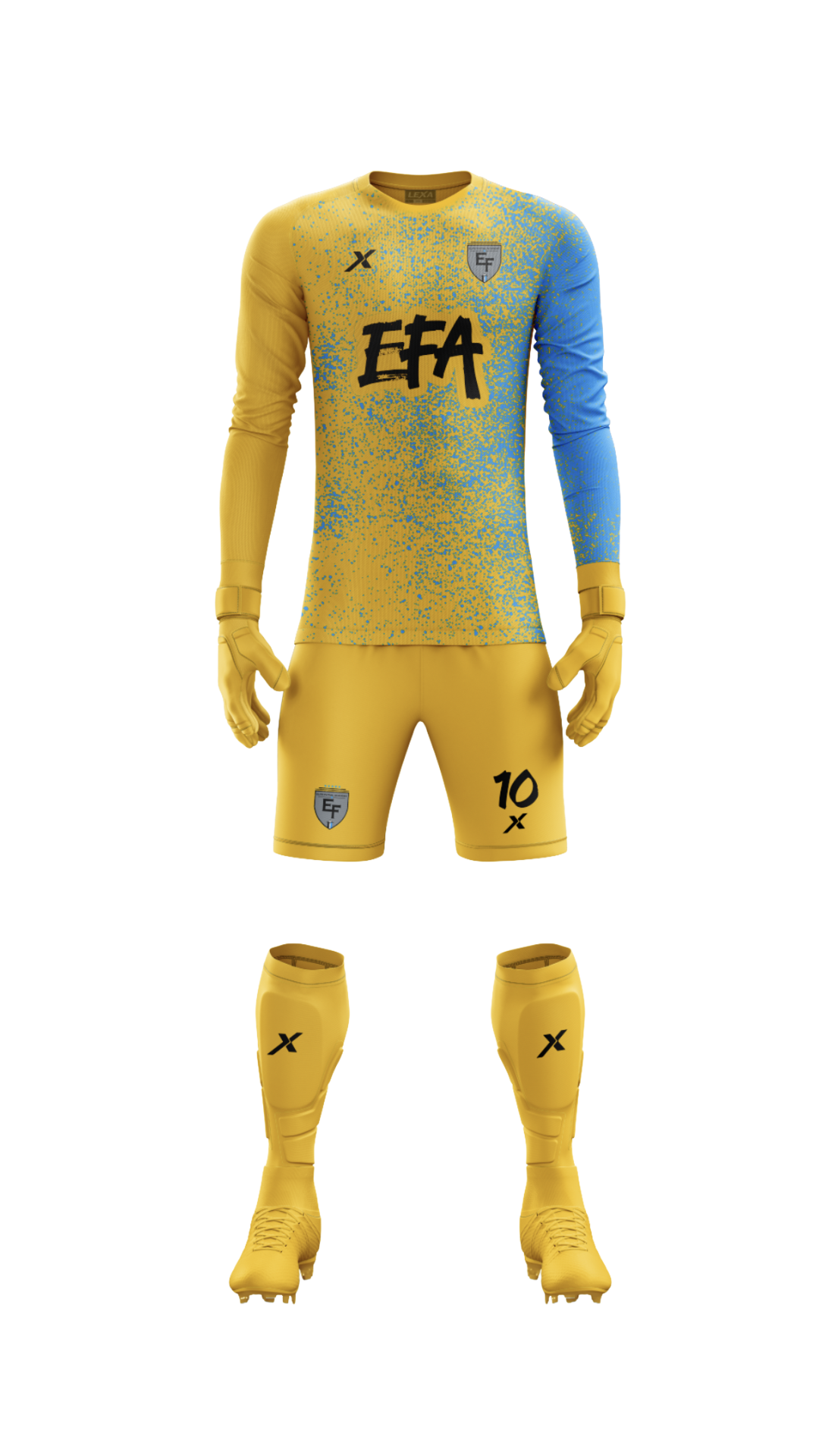 ELITE FUTSAL ACADEMY - Yellow goalkeeper kit