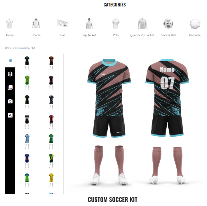 Custom Soccer Kit - LEXA SPORT