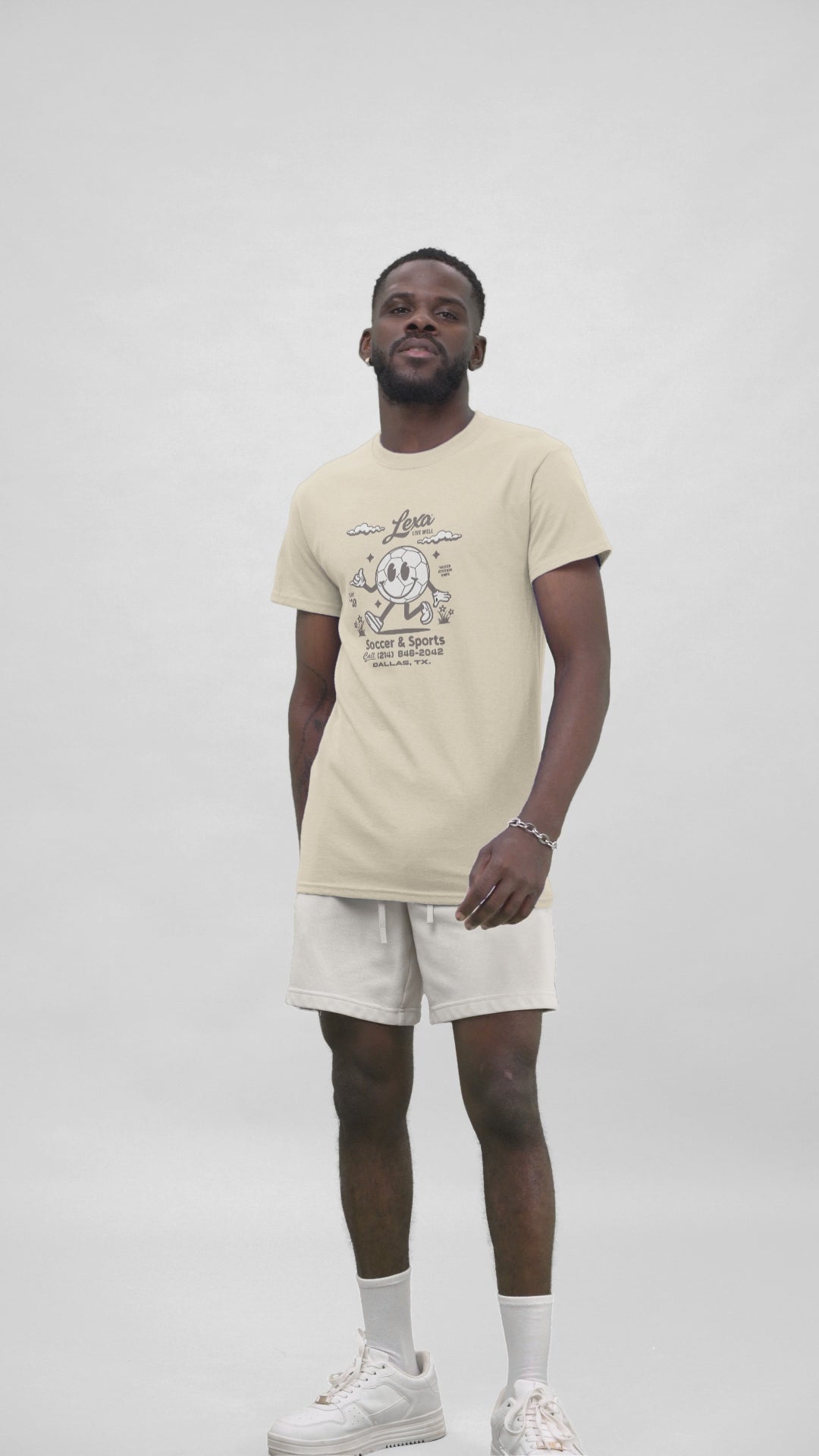 Soccer & Sport Puff Print Tee (Unisex) | Puff Print T Shirt