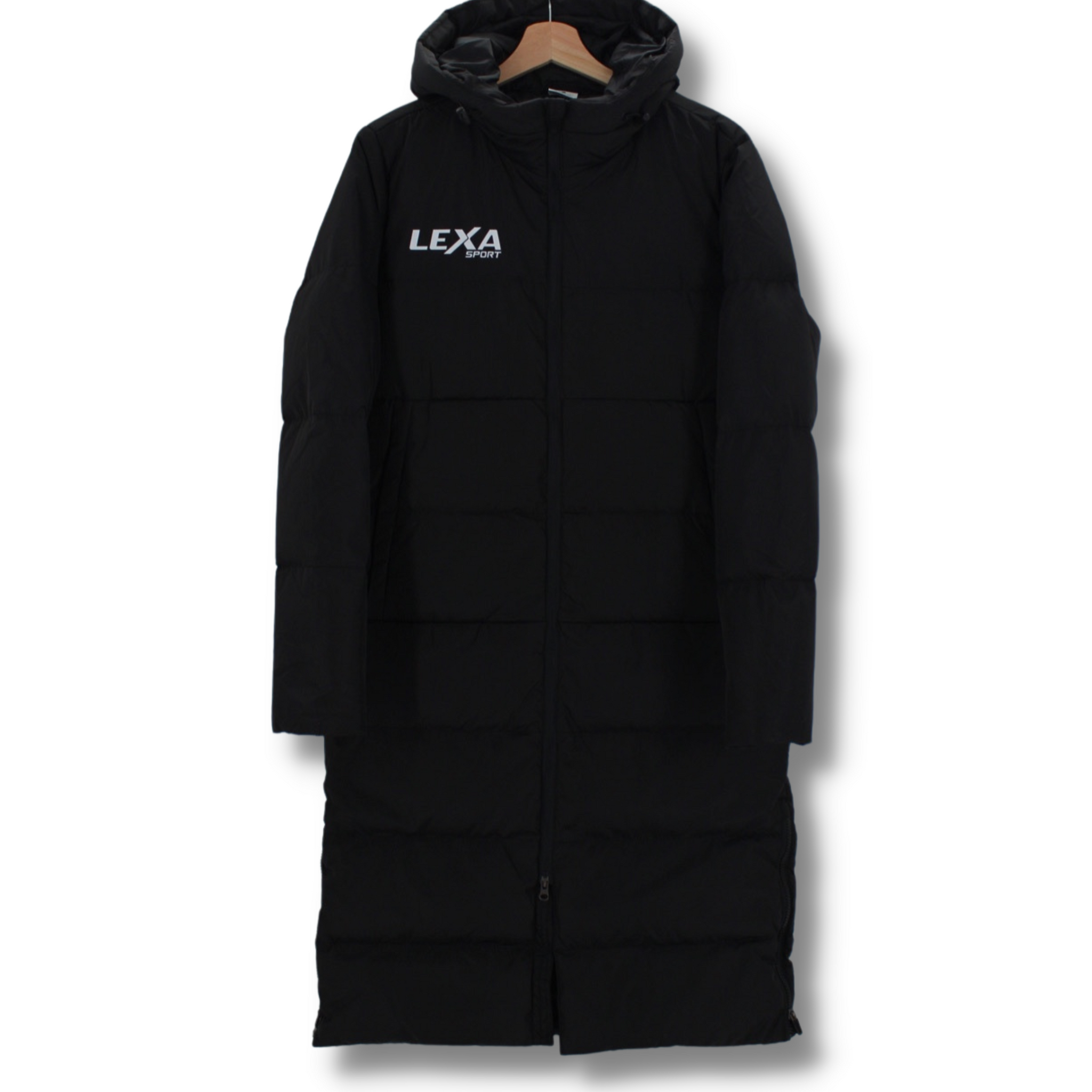 ラフロッグ WEIGHT PUFFER STADIUM JACKET L Black Long Stadium Puffer Coat | S, M, L & XL Size available