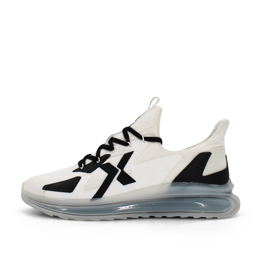 White and Black Athletic Shoes - LEXA SPORT