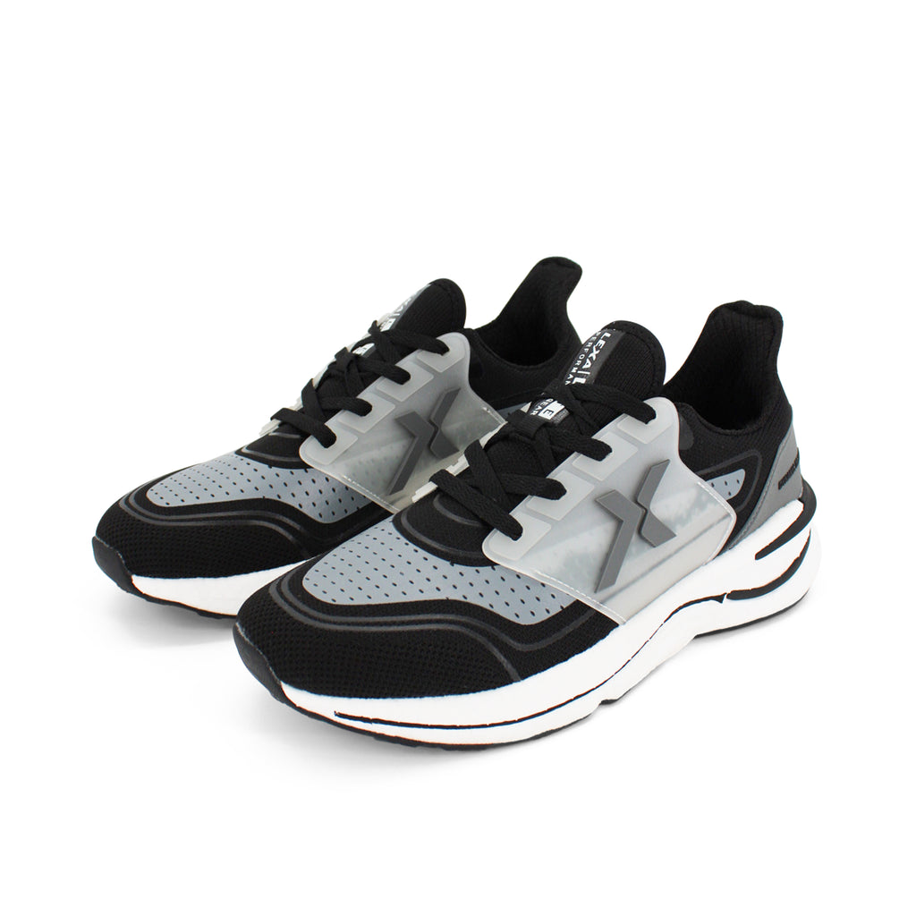 Black and White Sport Shoes - LEXA SPORT