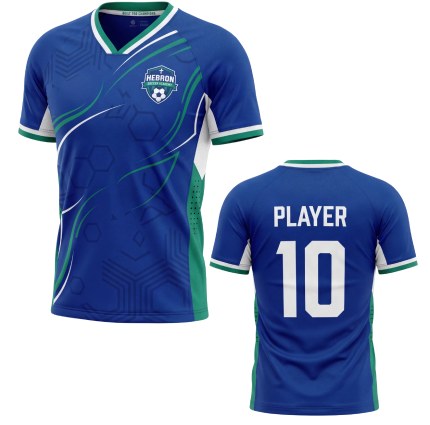 Hebron Soccer FabriX jersey front and back